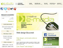 Tablet Screenshot of e-studio.ro